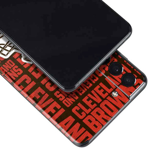 NFL Cleveland Browns - Blast Galaxy S21 Plus 5G Skin